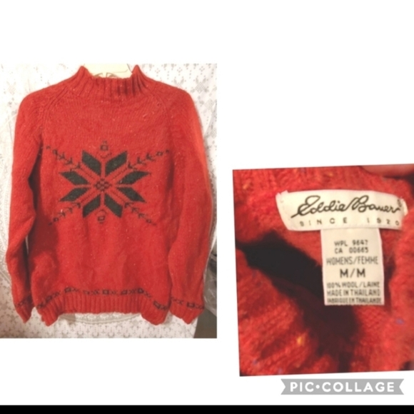 Eddie Bauer med wool sweater vintage - Picture 15 of 15